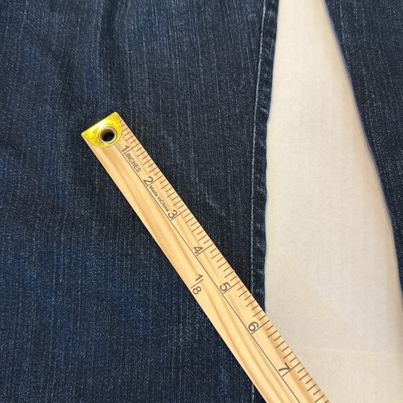 NYDJ Sheri Slim Mid-Rise Dark Wash Jeans Size 6 - Picture 11 of 11